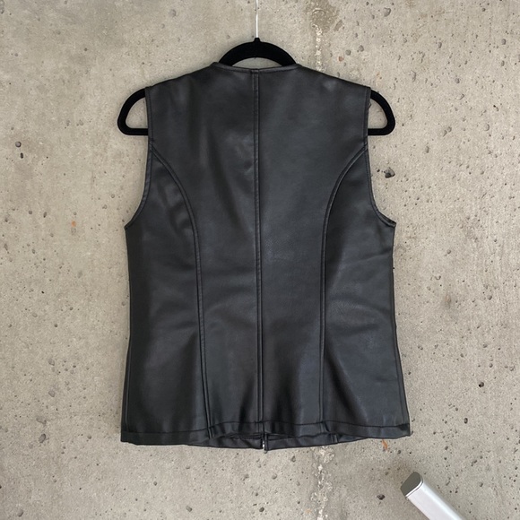 Point Zero Nicole Benisti Vintage Leather Vest - Picture 4 of 4